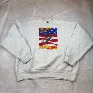 Vintage Fruit of the Loom‎ Spirit of America XL Sweatshirt USA Made